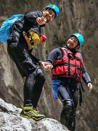 Aquatrekking im Verdon